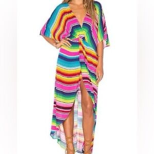 EUC Show Me Your MuMu Get Twisted Maxi Dress Size XS